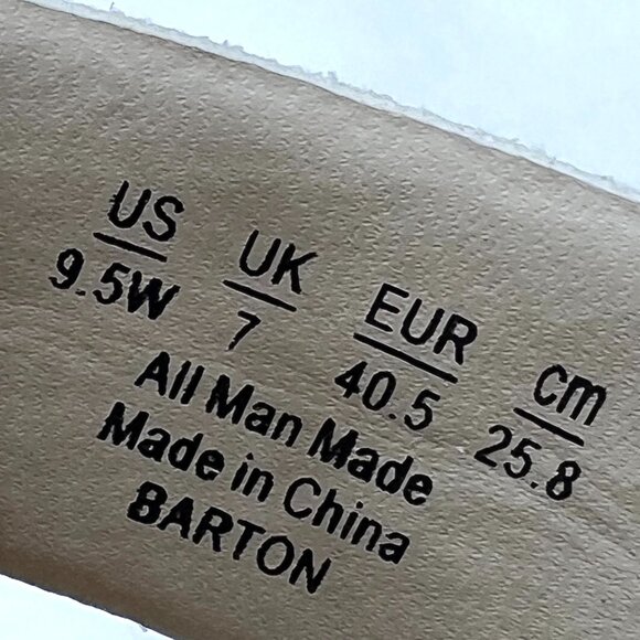 9.5W 9.5 WIDE WIDTH Dr Scholls Beige Oatmeal Snakeskin Wedges Sandals Shoes - Picture 15 of 15